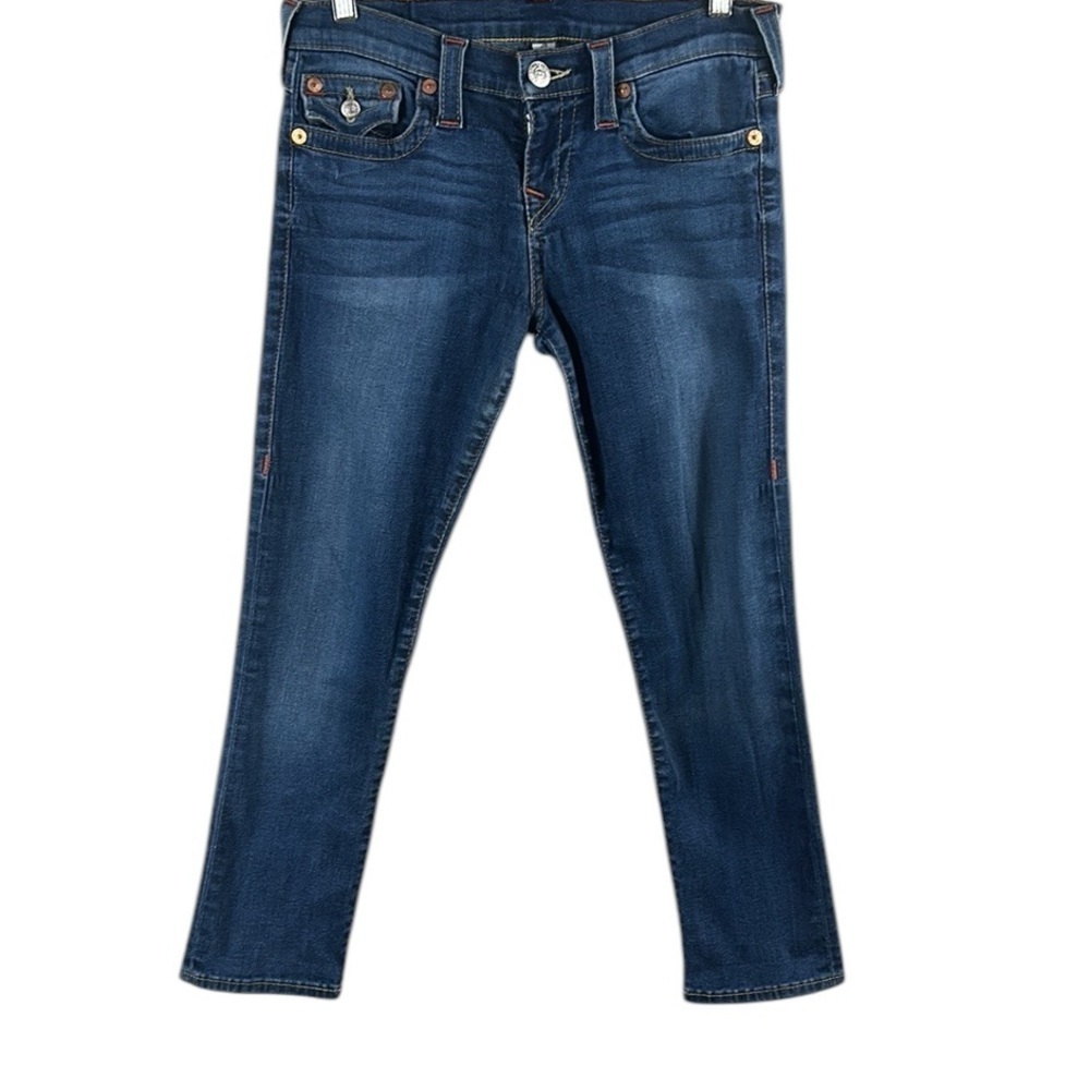 True Religion Basic Rolled Capri Jeans Size 29 - Picture 8 of 10